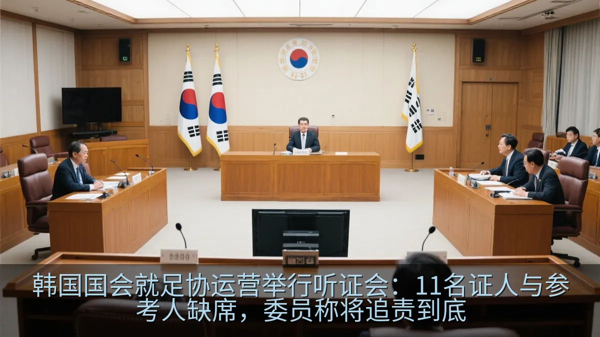 韩国国会就足协运营举行听证会：11名证人与参考人缺席，委员称将追责到底