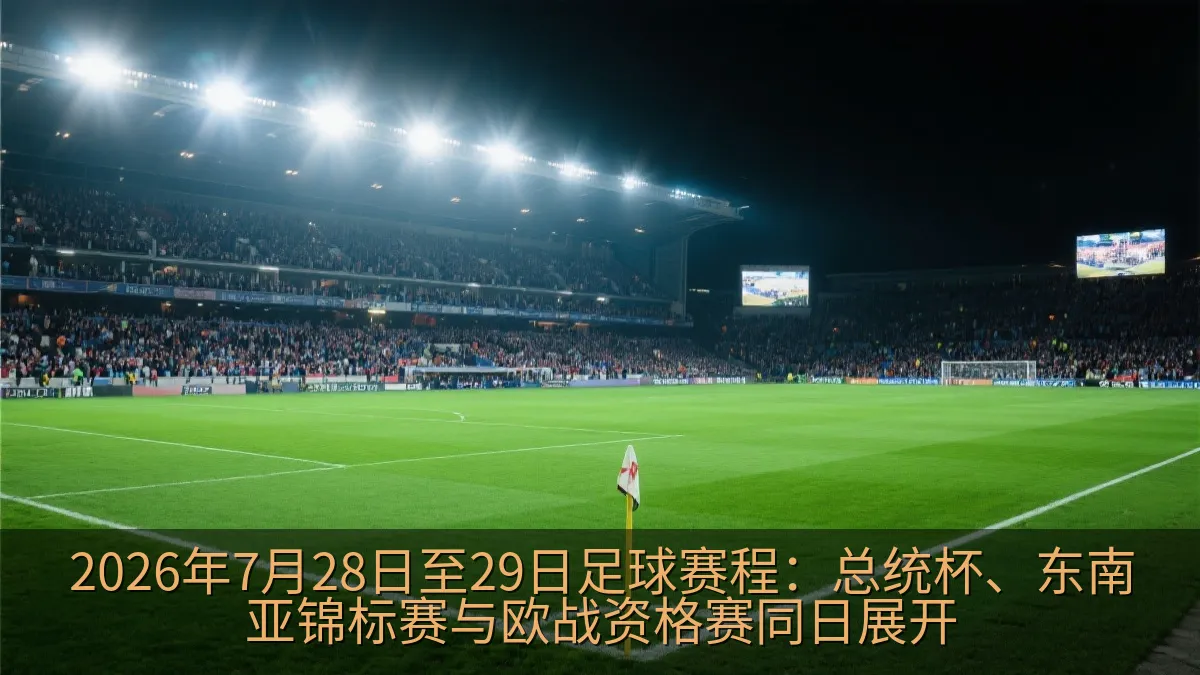 2026年7月28日至29日足球赛程：总统杯、东南亚锦标赛与欧战资格赛同日展开